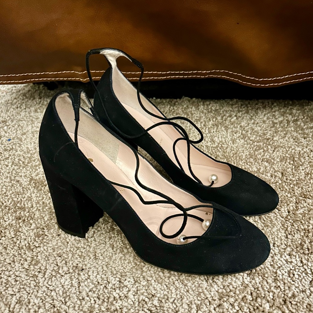 kate spade Black Heels